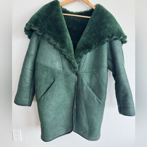 Vintage Edwardo Bassoni Genuine Shearling Coat